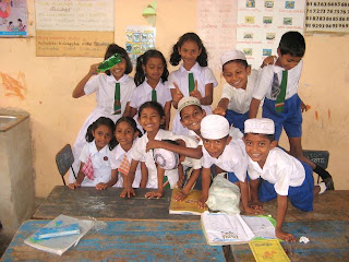 these kids are not shy in having their photo taken!