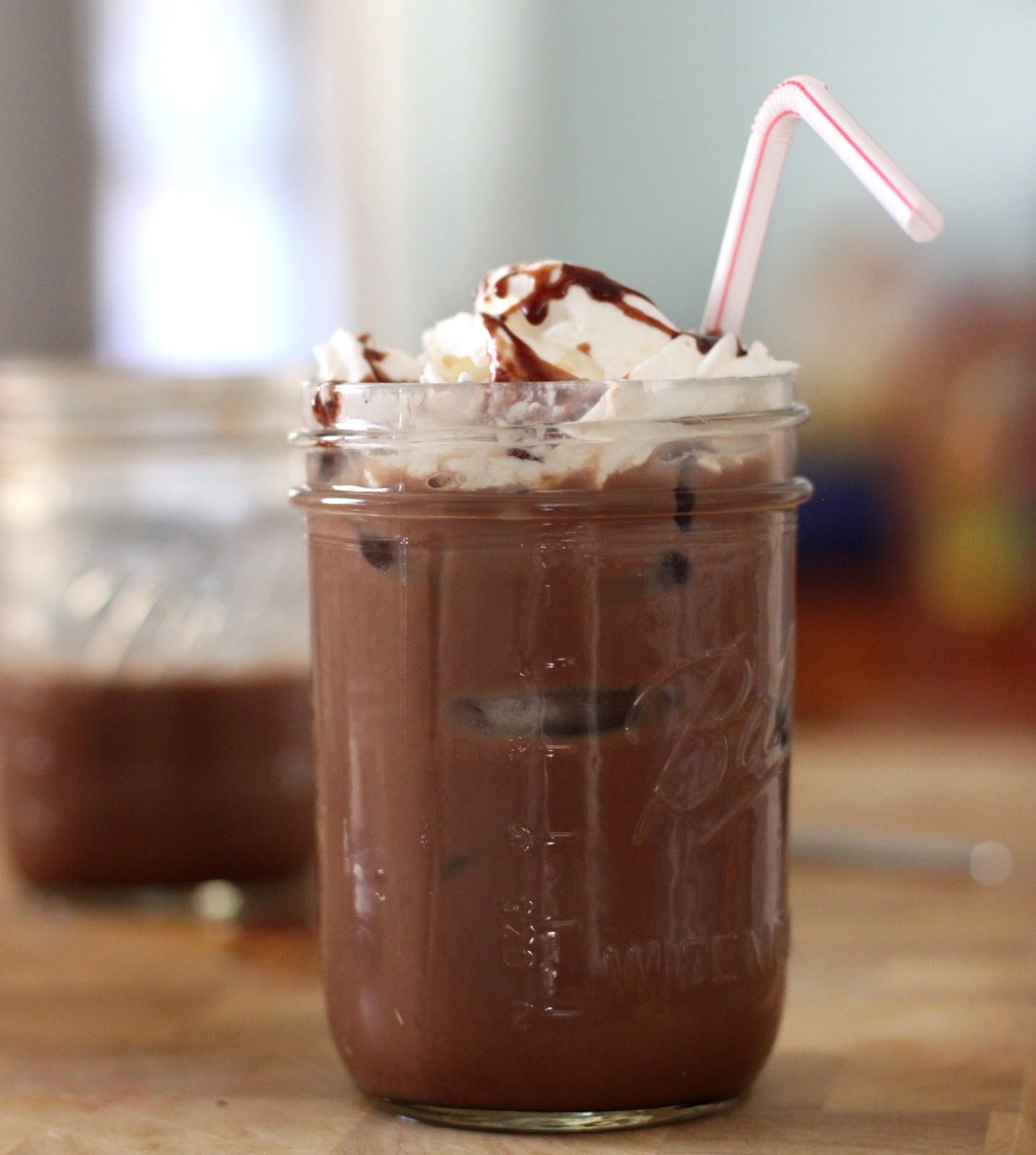 literally, a spoonful Iced Mocha