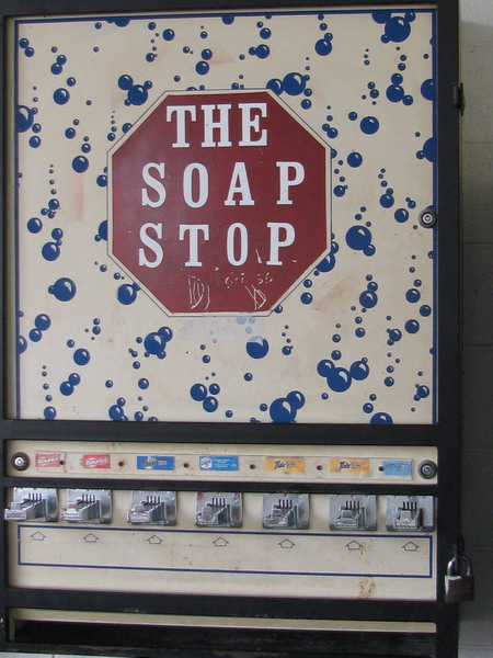 Primitives By Kathy Box Signs. charm of old soap signs.