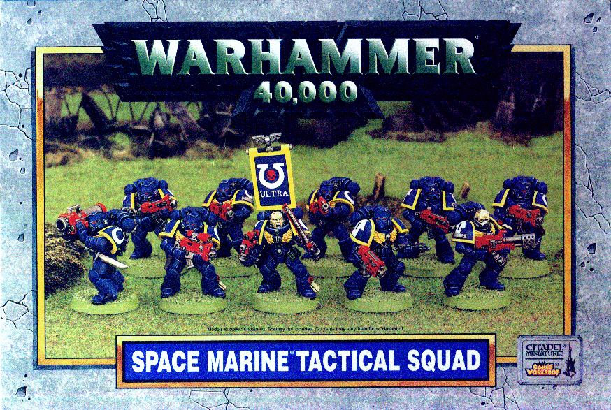 Résultat de recherche d'images pour "old space marine tactical squad V3"
