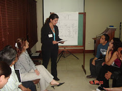 Staff en un taller de desarrollo personal