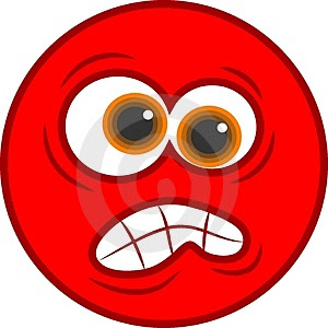 Angry Red Smiley