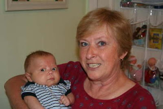 Baby Collin and Great Grandma R