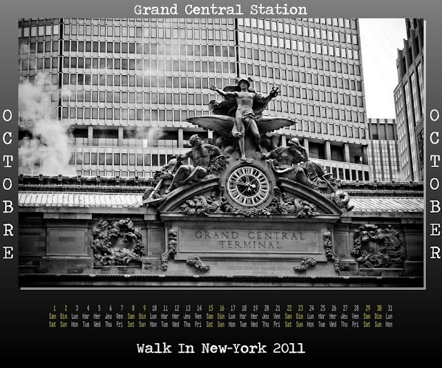 calendar october 2011. Calendar New York 2011 - 10