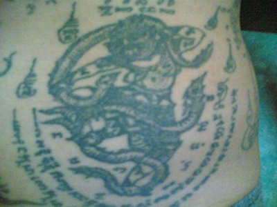 Dragon ancient muay thai tattoo gothic punk t-shirt L For Sale