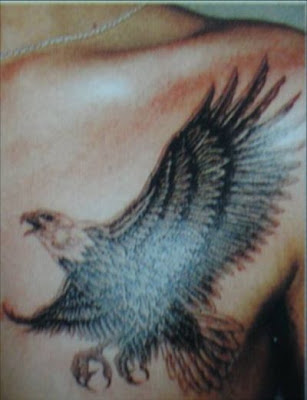 pro tattoo designs: American Flag And Eagle Tattoos - American Eagle Tattoos