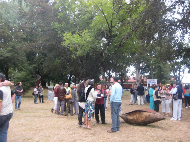 Clausura del simposiun Internacional de Escultura de Valdivia