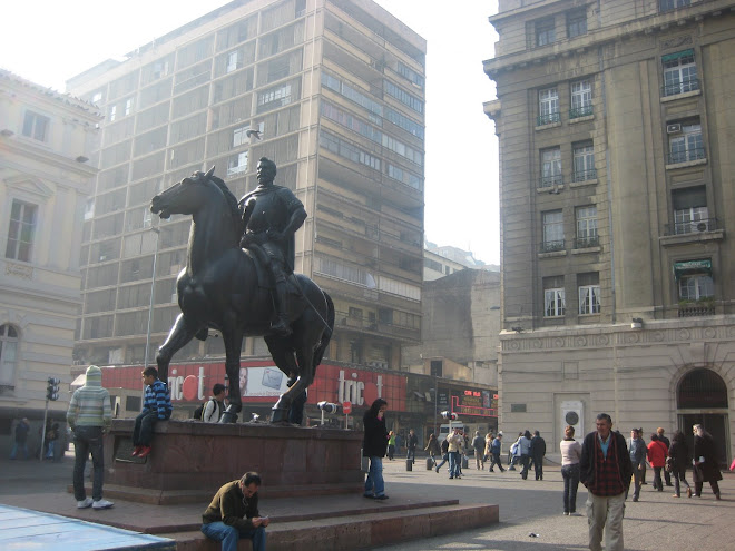 Estatua de Pedro de Valdivia.