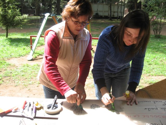 Profesoras en un curso de Ecología.