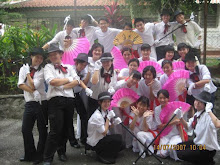 Chinese dance competition in school, senior 3