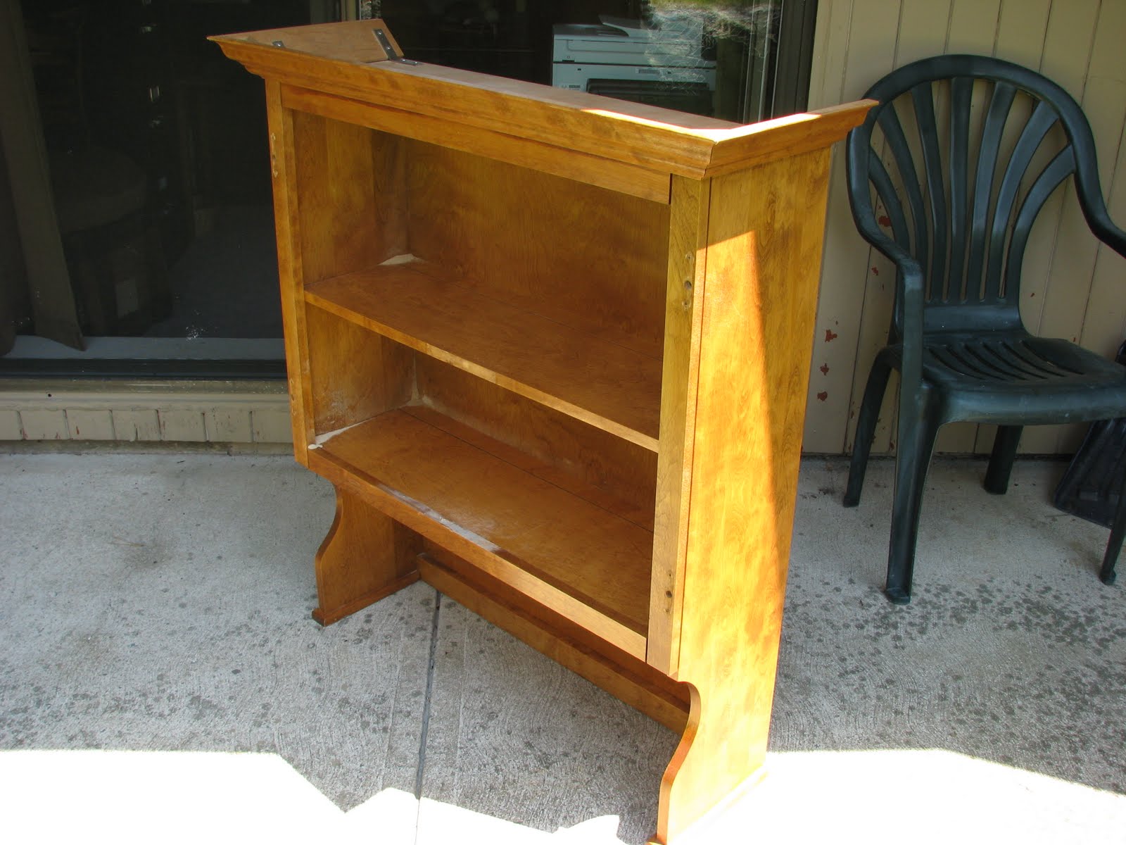 The Crafted Palette Country Style Kitchen Island & Hutch