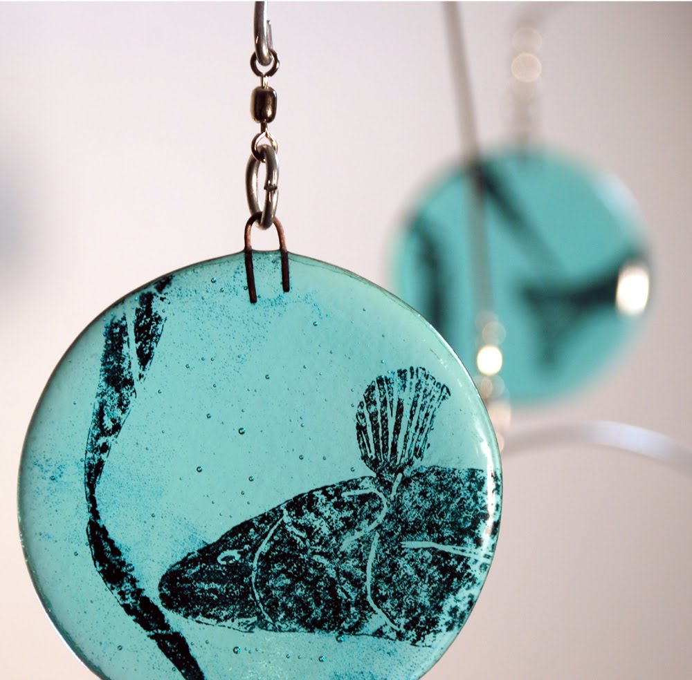 the Garden of Leah the Story Printmaker and a Glass Artist Exchange