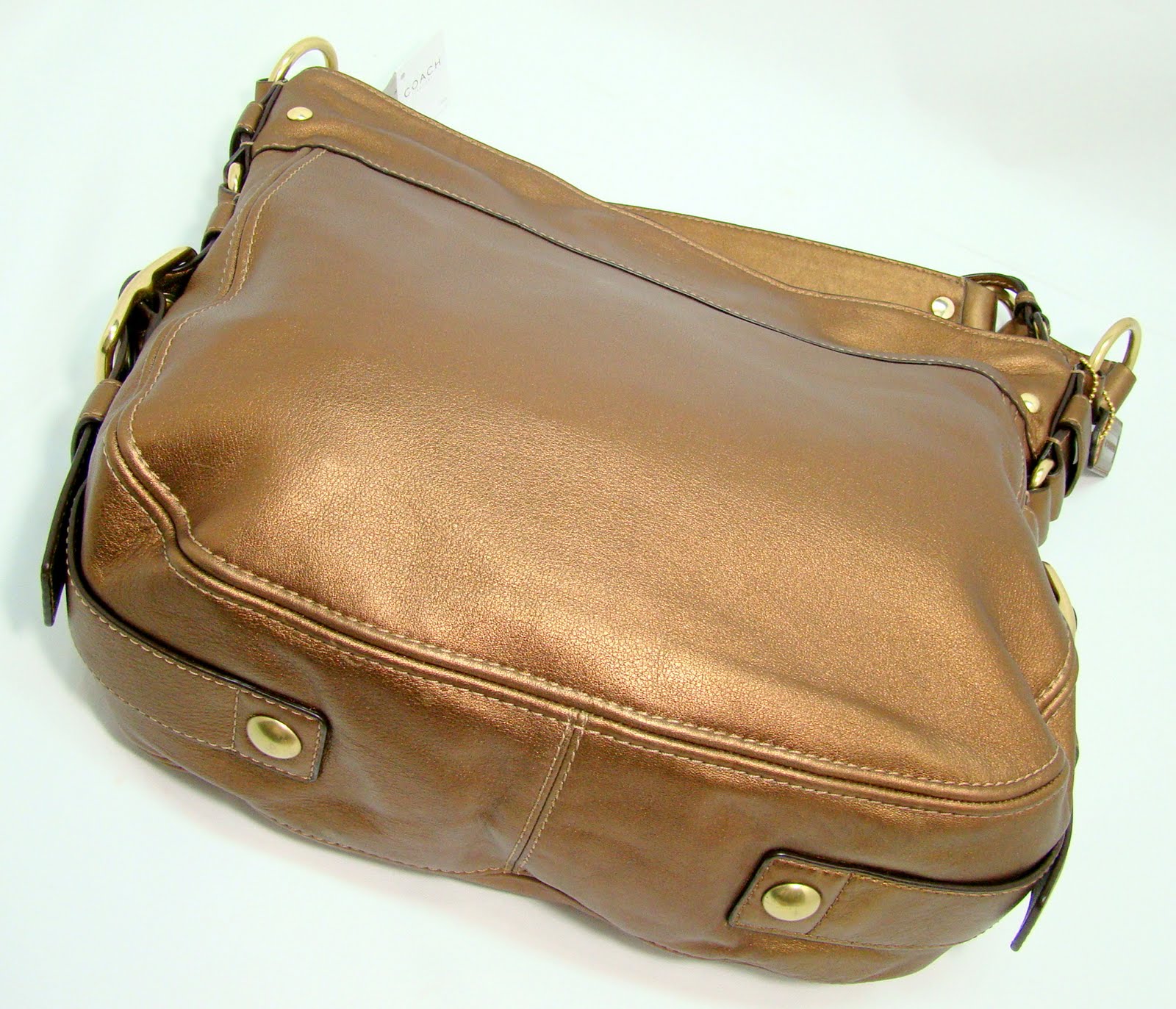 Shopping With Ayu COACH 334 Leather Large Zoe Style 12669 in Copper