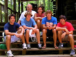 The family at Windy Gap when the boys were younger.