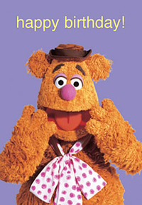 Fuzzy The Bear Sesame Street