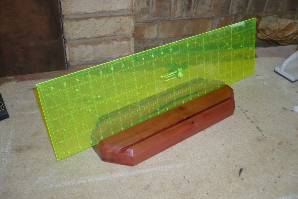  the love of wood Quilter's Ruler Rack