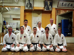 Con Kuramoto Sensei en Hombu Dojo de Okinawa