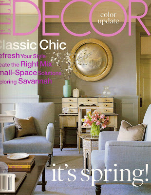 The Living Room Was Featured On The Magazine Cover Calm And Chic