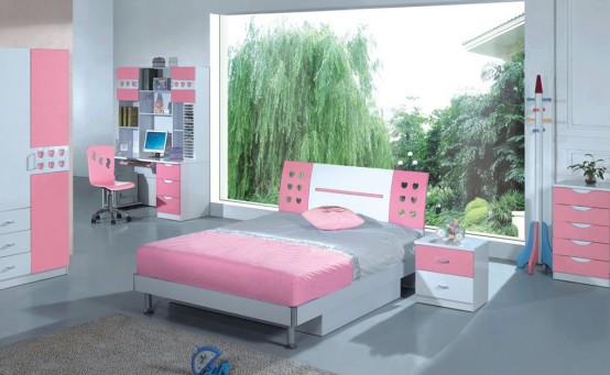 Ideas de dormitorios rosados para niñas : decorando mejor
