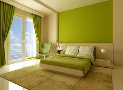 Decoración de habitaciones frescas y juveniles de colores verde y Decoración de habitaciones frescas y juveniles de colores verde y