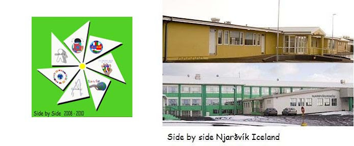 Side by side Njarðvík Iceland