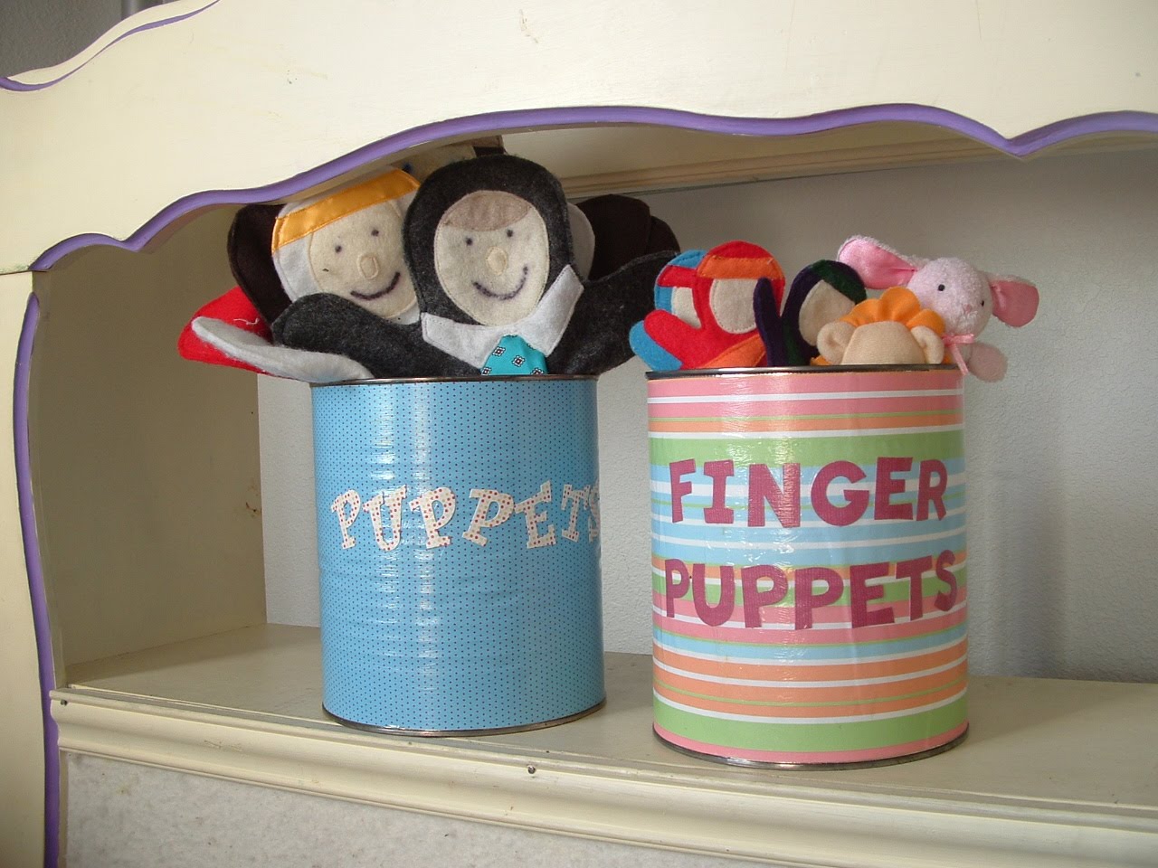 DIY Paint Brush Puppets + Puppet Theater for Kids!