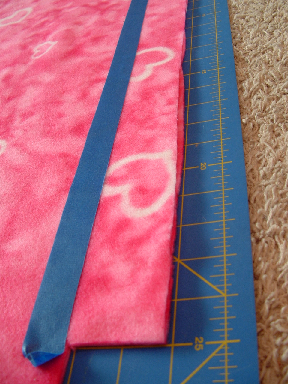 Pieces by Polly Single Layer NoSew "Braided" Fleece Blankets Tutorial