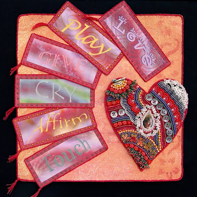 collage bead embroidery by Robin Atkins