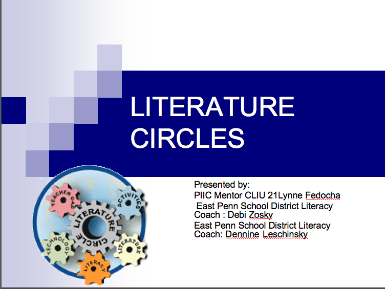 Roles in literature circles