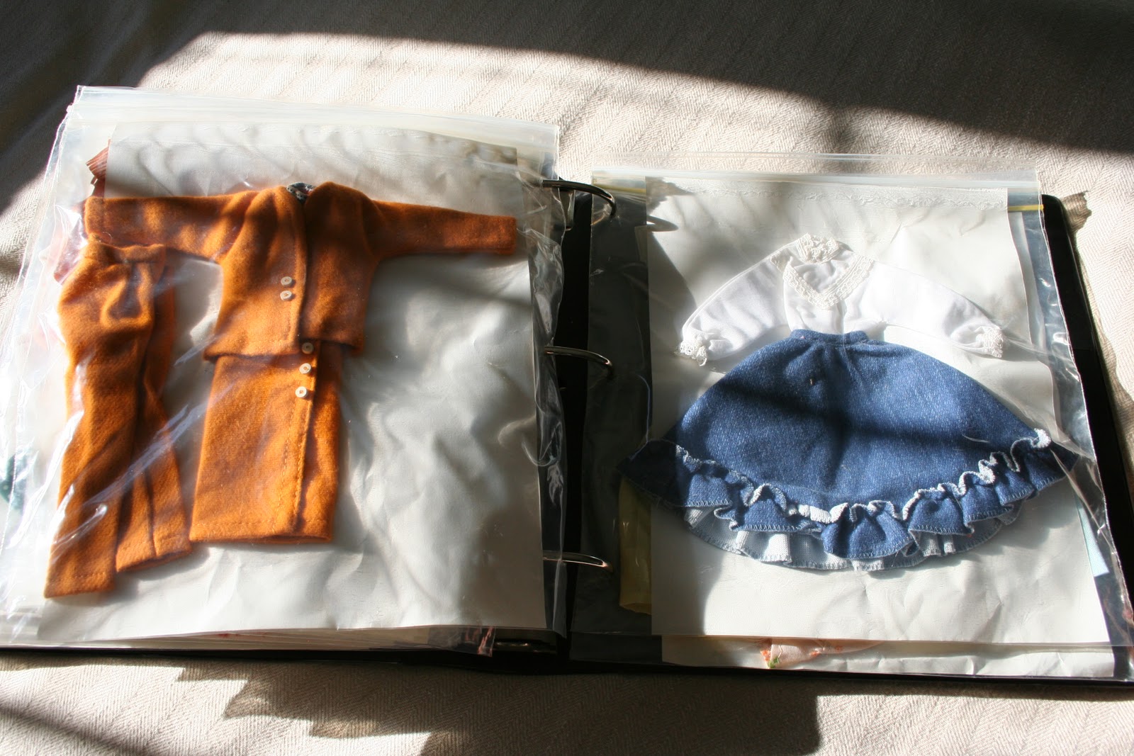 Pink and Green Mama * Getting Organized Storing Barbie Doll Clothing