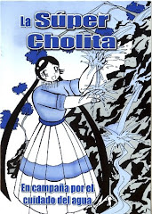 SuperCholita en el cuidado del agua