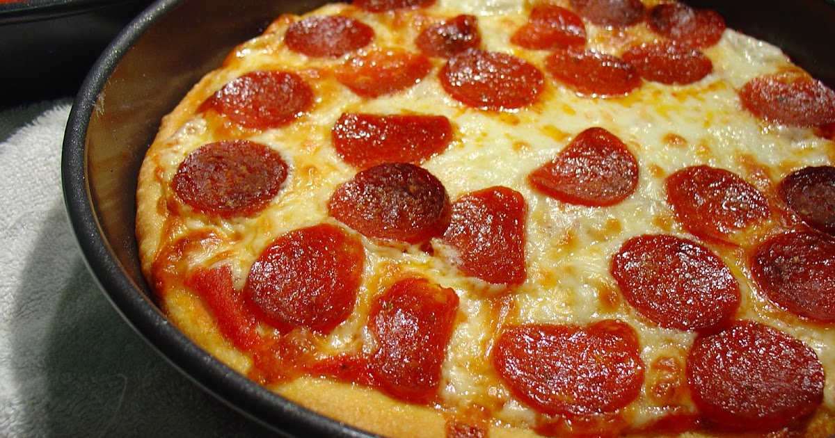 A Taste of Home Cooking DeepDish Pepperoni Pizza