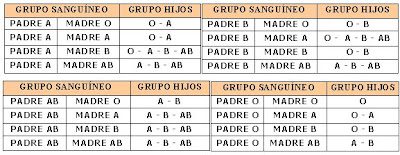 Determinación de los grupos sanguíneos A - B - O