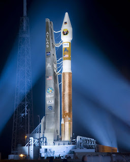 MidSTAR-1 sits aboard an Atlas 5 rocket