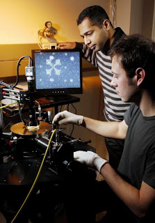 Researchers Raghunath Murali and graduate student Kevin Brenner