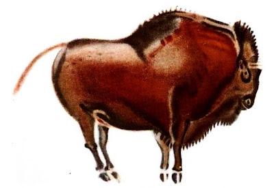 Bison Paleolithic Altamira Cave Art