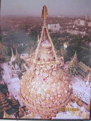 shwedagon pagoda diamond