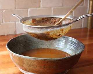 Straining the Tomato Soup through a Sieve