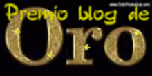 premio blog de oro!!