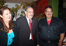 doña Nidia Escobar de Rangel , Rangel Gomez y  Carlos Vicente Torrealba