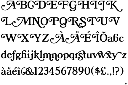 Bookman Typeface