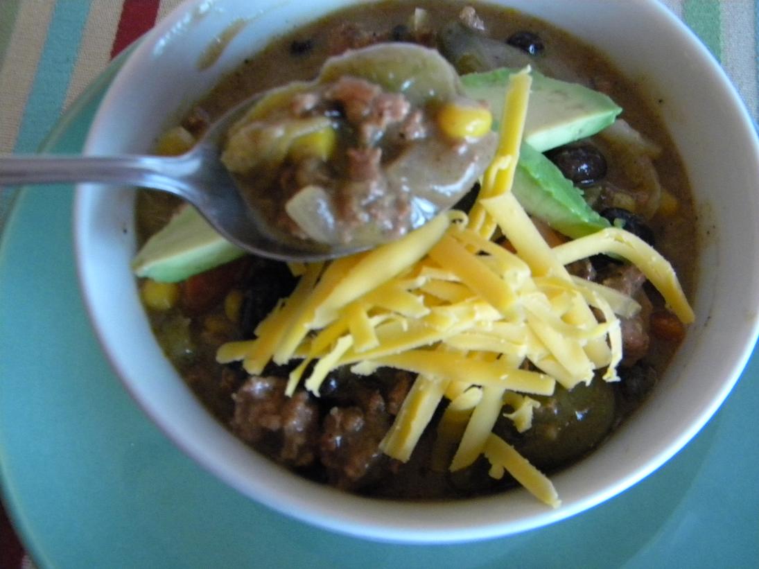 Hot Mess Cooking Mexican and Thai Fusion Chili