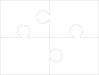 Jigsaw Blank Template