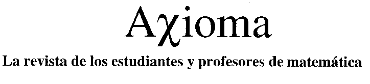 Revista Axioma