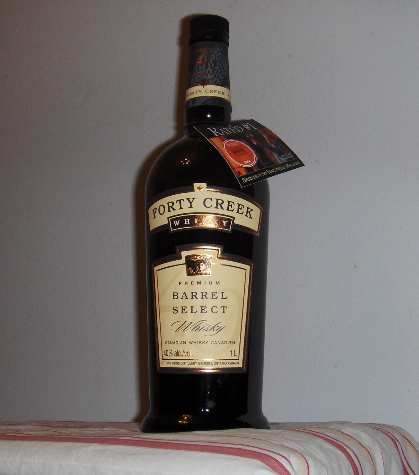 forty creek barrel select whiskey
