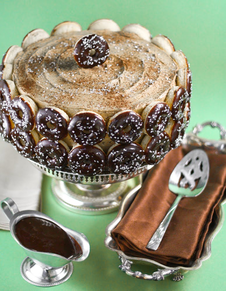 Coffee and Donuts Cake Sprinkle Bakes