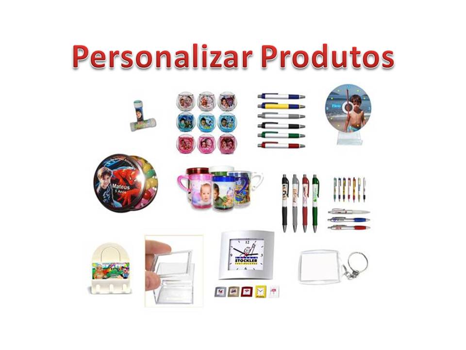 PERSONALIZAR PRODUTOS