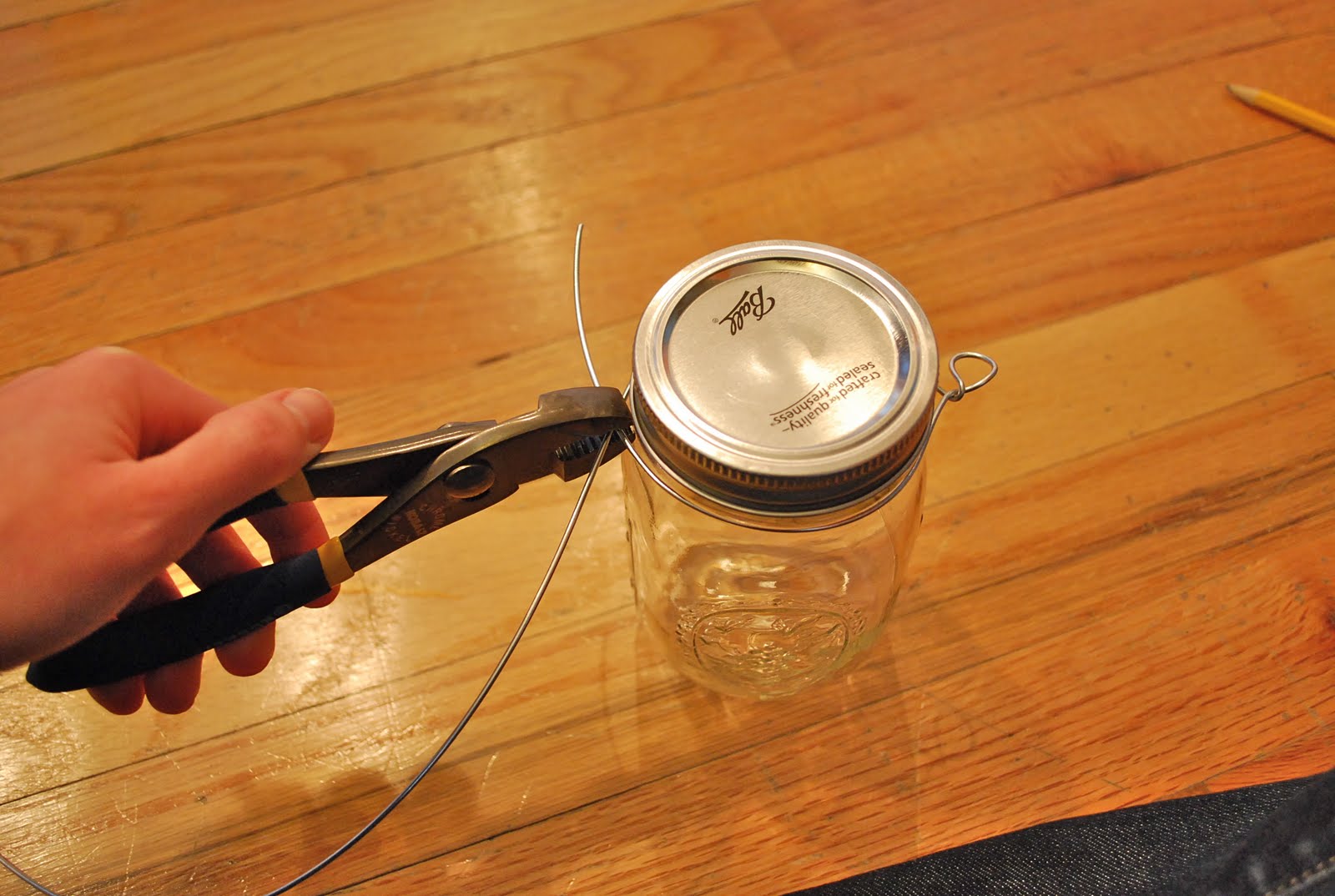 Life as a Thrifter Hanging Mason Jar Tutorial