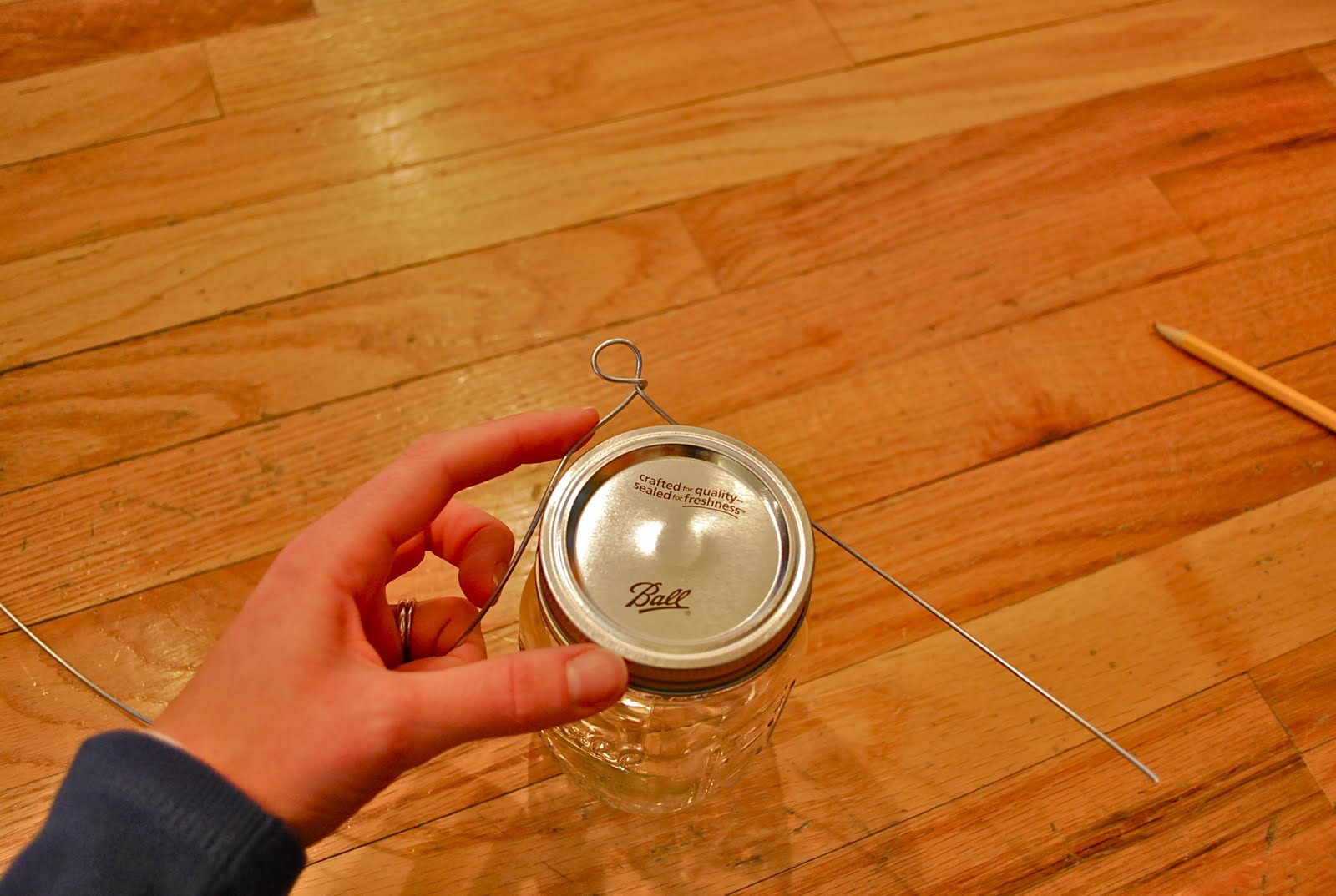 Life as a Thrifter Hanging Mason Jar Tutorial