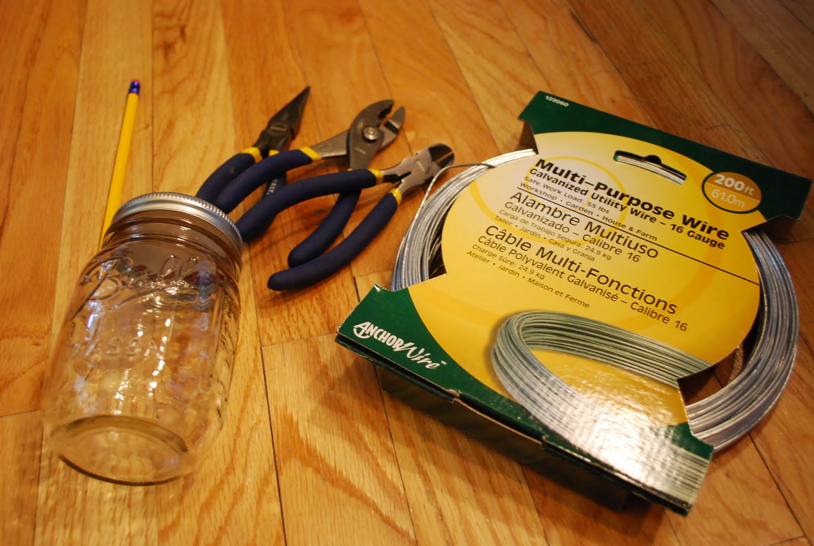 Life as a Thrifter Hanging Mason Jar Tutorial